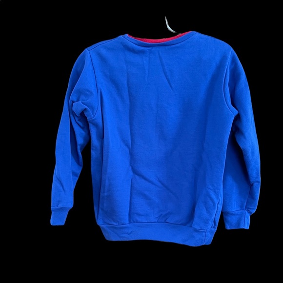 Youth Large Kansas Jayhawks Graphic Double Crew Neck Sweatshirt Youth Large - Picture 2 of 5